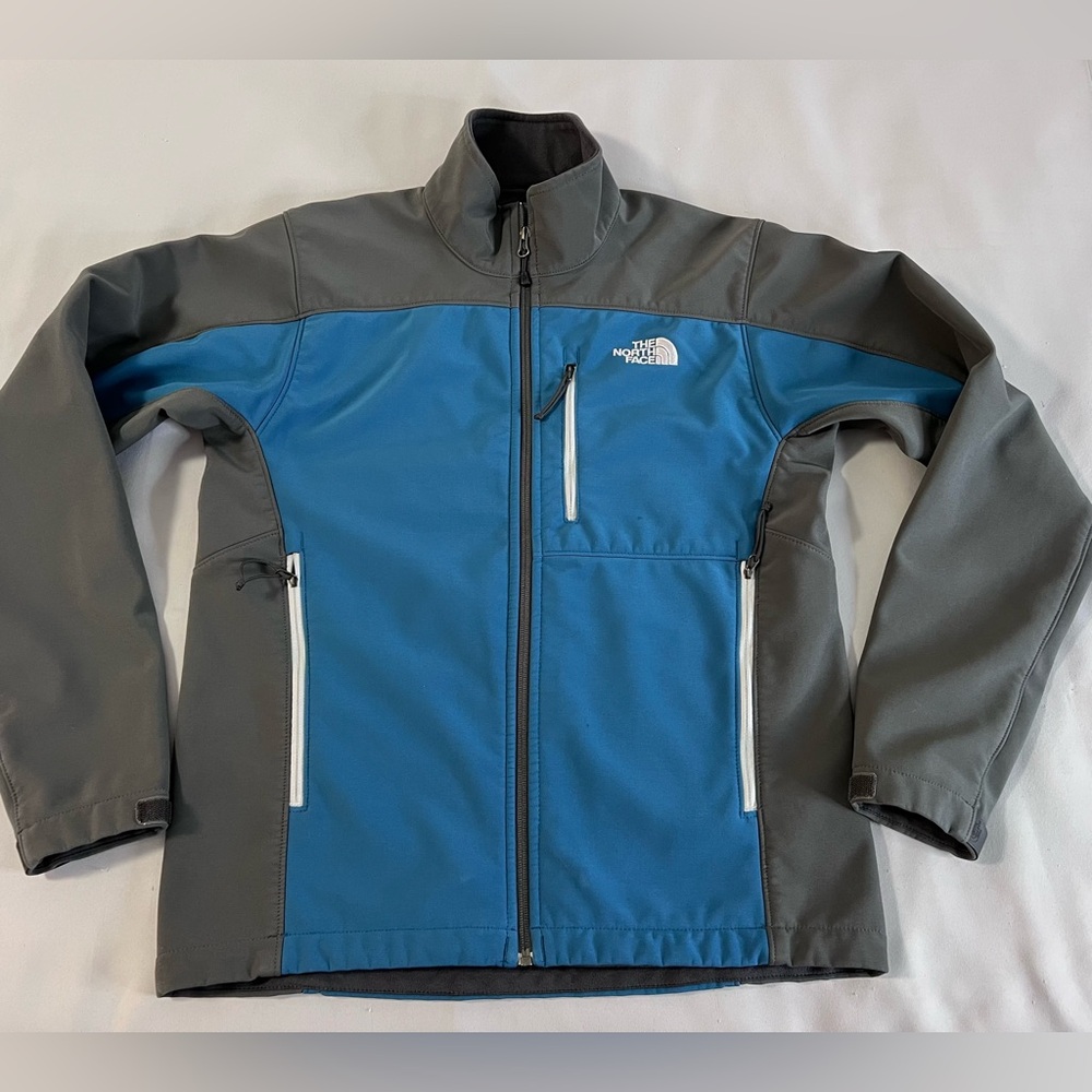 The North Face Apex Bionic Jacket Men’s Sz Small Blue Softshell Outdoor Full Zip